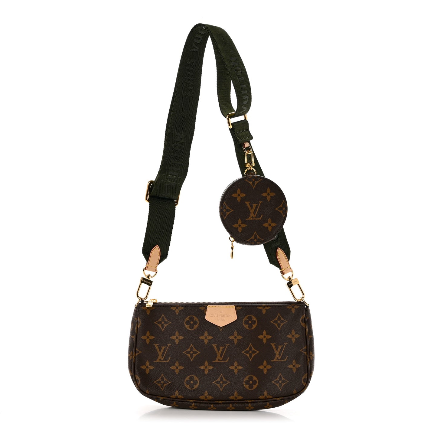 Monogram Multi Pochette Accessories Large Pochette Kaki