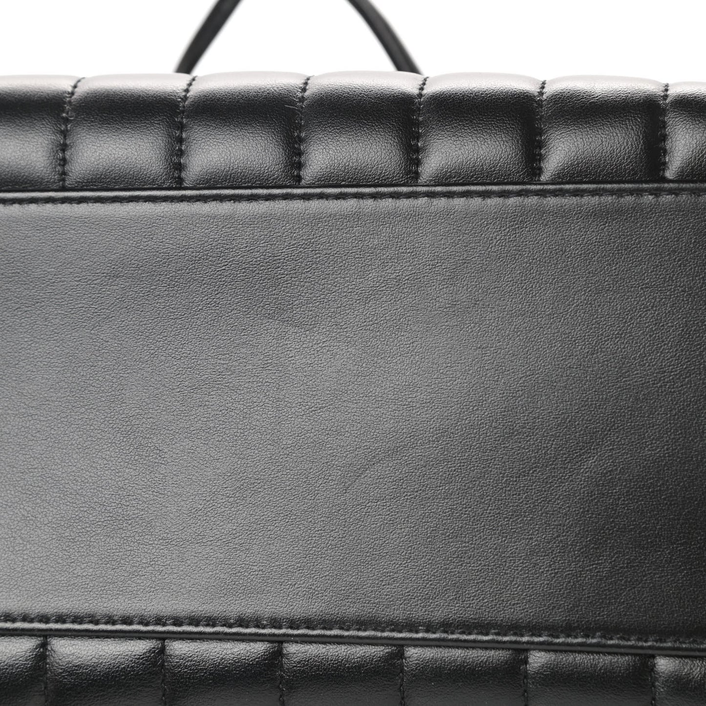 Calfskin Y Quilted Monogram Medium Loulou Backpack Black