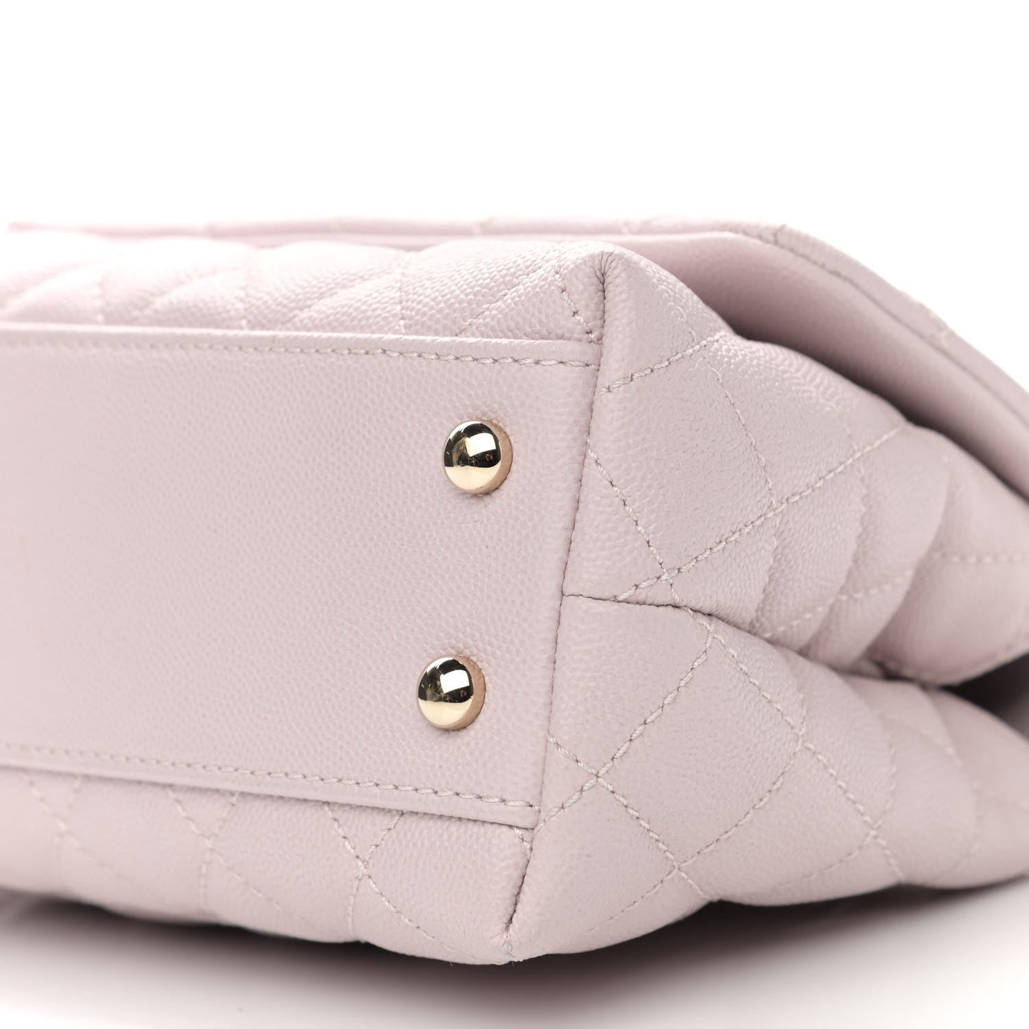 Chanel Caviar Quilted Mini Coco Handle Flap Lilas Lilac 10 of 11