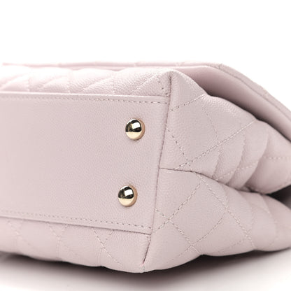 Chanel Caviar Quilted Mini Coco Handle Flap Lilas Lilac 10 of 11