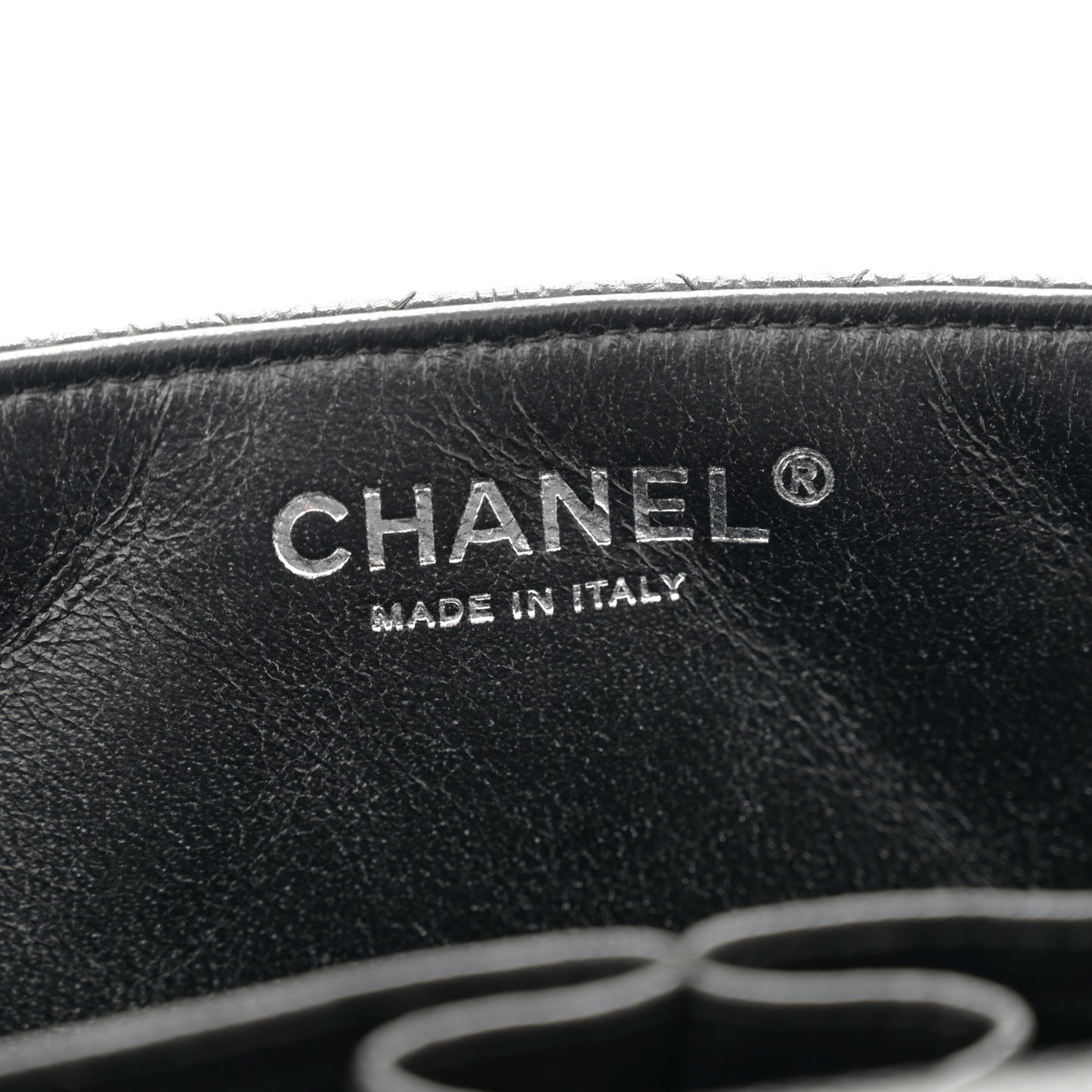 Caviar Quilted East West Flap Black