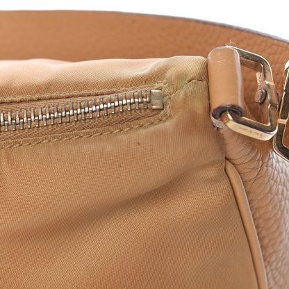 Prada Nylon Vitello Daino Pochette Sabbia 17 of 17