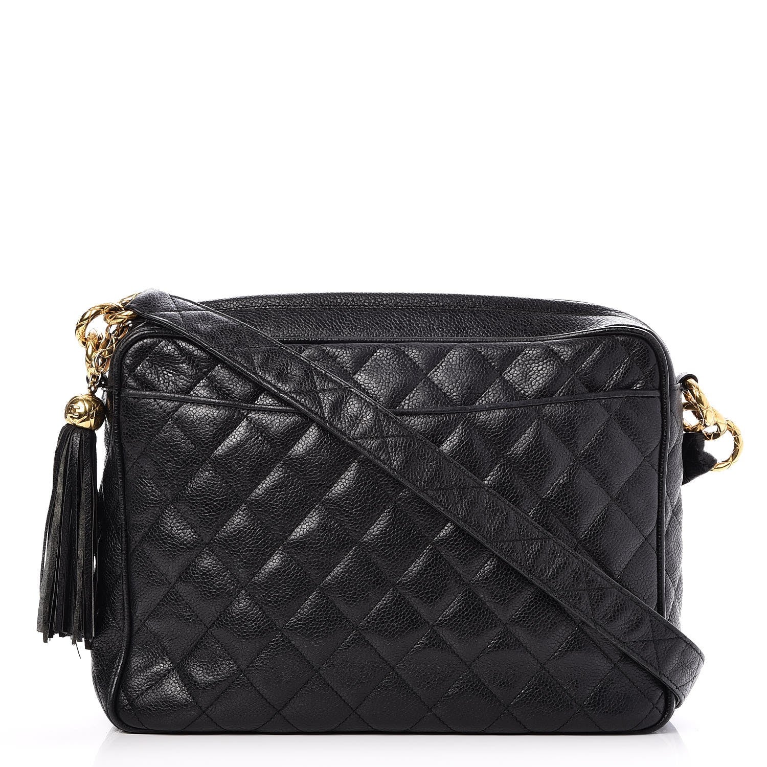Chanel Caviar Quilted Tassel Camera Bag Black 1 of 11
