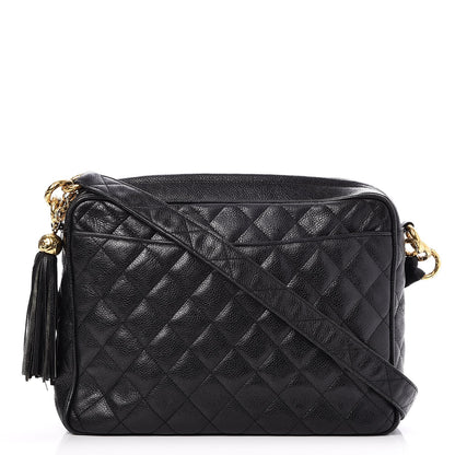 Chanel Caviar Quilted Tassel Camera Bag Black 1 of 11