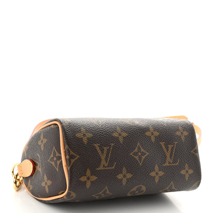 Louis Vuitton Monogram Vivienne Ice Skating Nano Speedy Bandouliere Pink 4 of 9