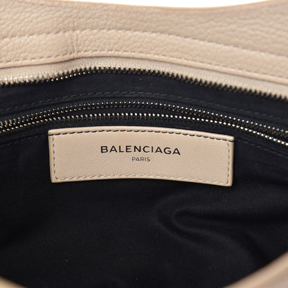 Balenciaga Chevre Silver Metallic Edge Hardware City Beige Tapioca 7 of 26