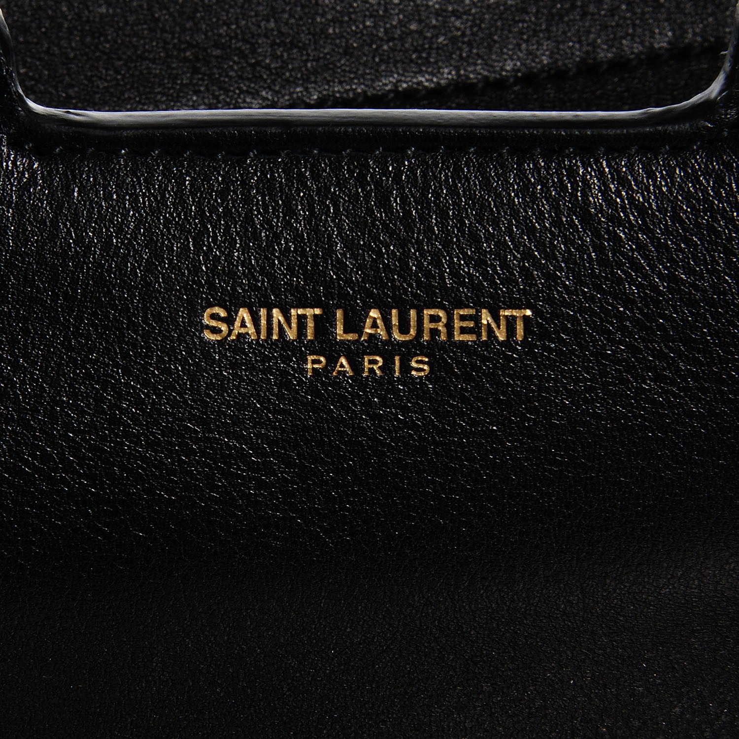 Saint Laurent Calfskin Small Monogram Cabas Black 6 of 9