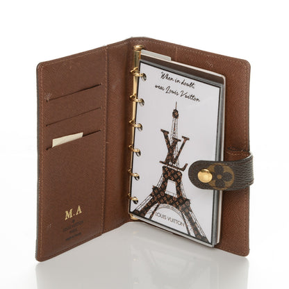 Louis Vuitton Monogram Small Ring Agenda Cover 5 of 6