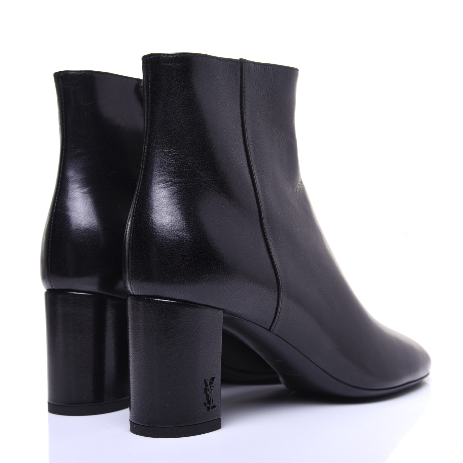 Saint Laurent Nappa Loulou Ankle Zip Boot 36 Black 2 of 13