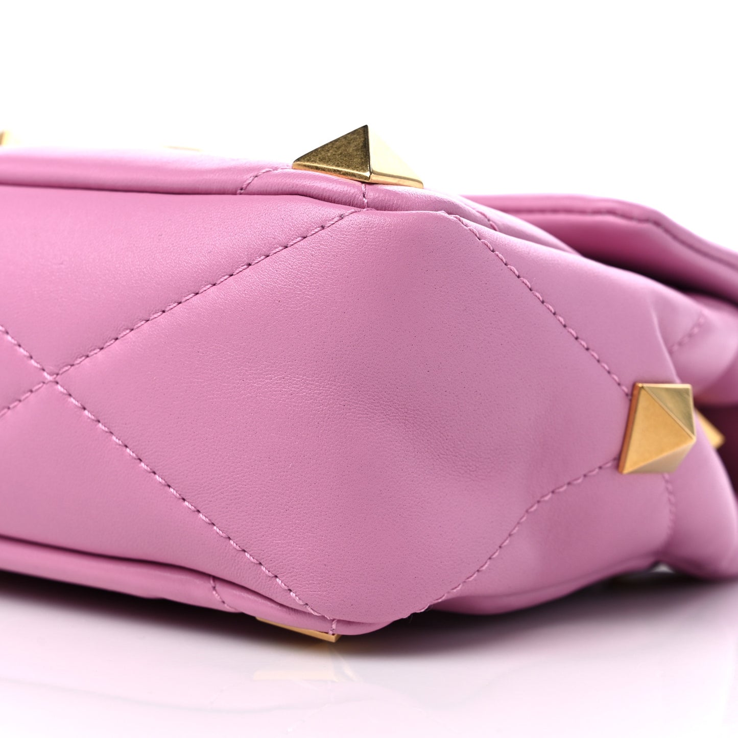 Nappa Large Roman Stud Shoulder Bag Giacinto