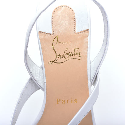 Christian Louboutin Kid Taralita 55 Thong Sandals 37 White 7 of 8