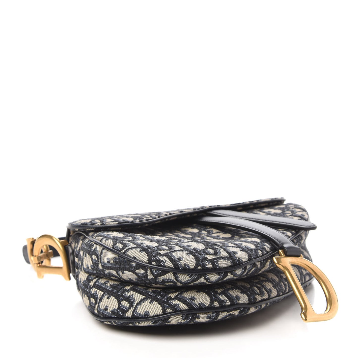Oblique Saddle Bag Blue