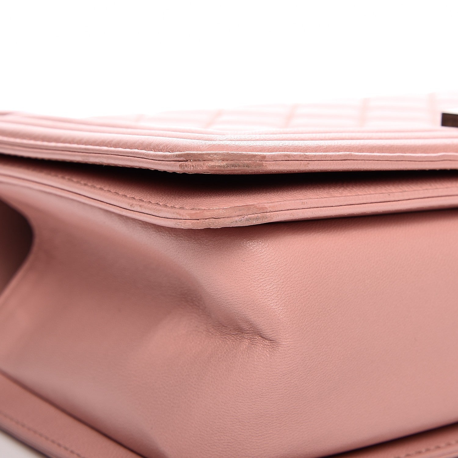 Chanel Lambskin Quilted Medium Boy Flap Light Pink 8 of 11