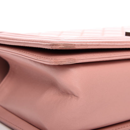 Chanel Lambskin Quilted Medium Boy Flap Light Pink 8 of 11