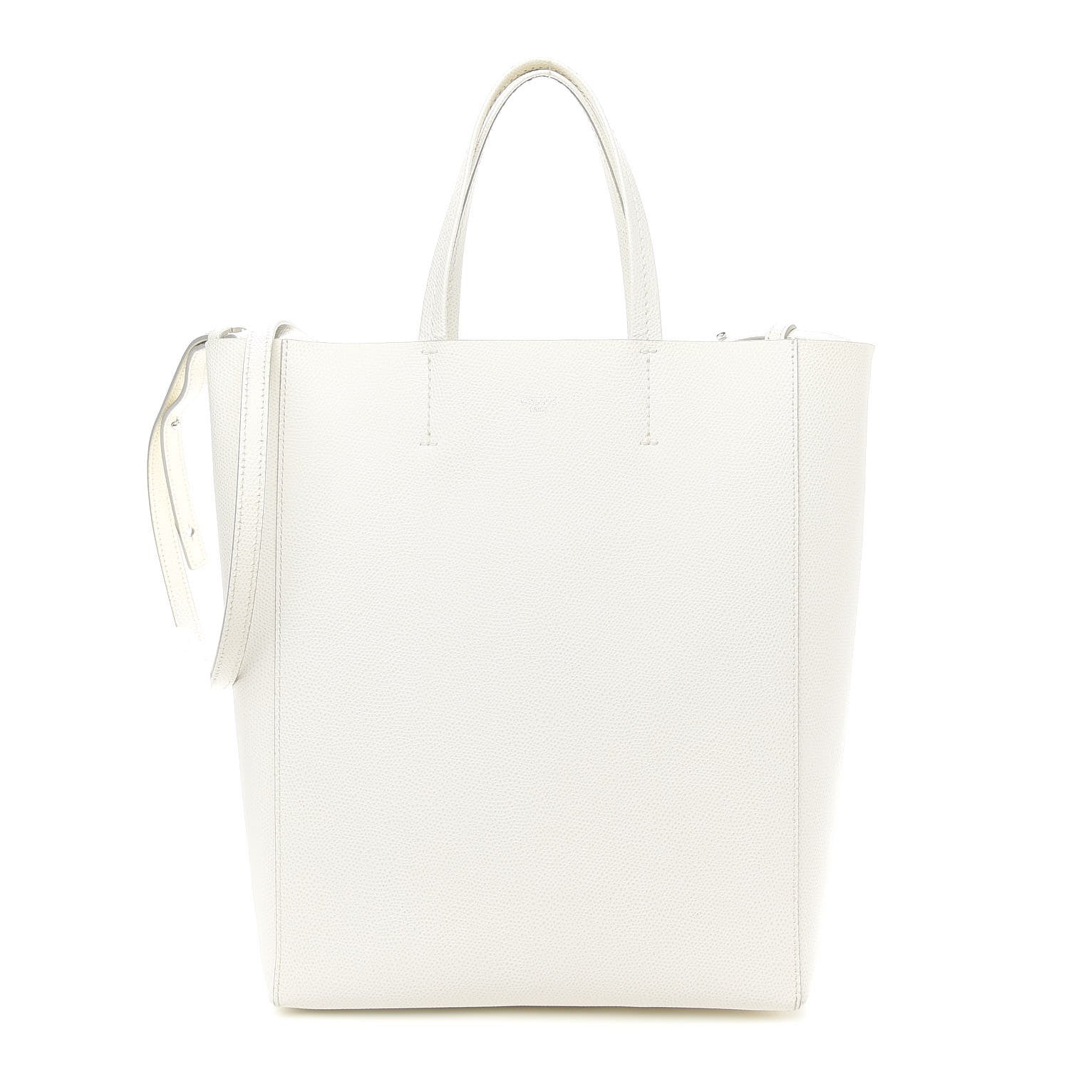 Celine Grained Calfskin Small Vertical Cabas Cream 1 of 10