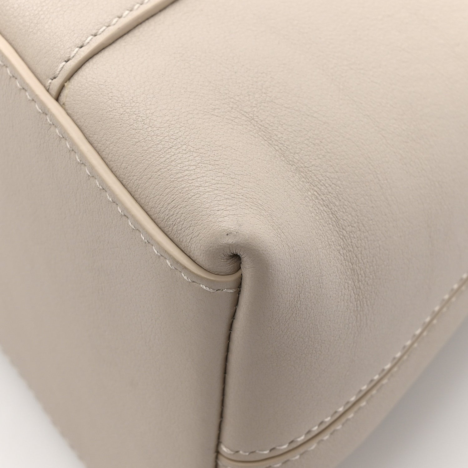 Balenciaga Semi Shiny Smooth Calfskin Small Downtown Shoulder Bag Cold Beige 13 of 14