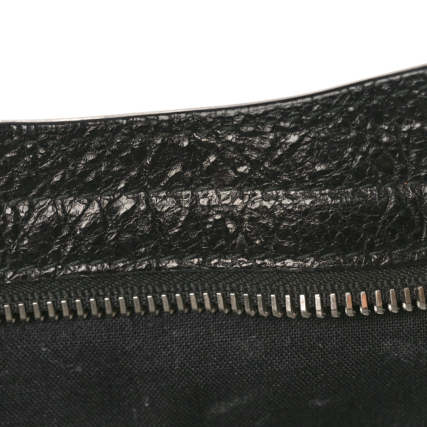 Balenciaga Chevre Silver Metallic Edge Hardware City Black 12 of 12
