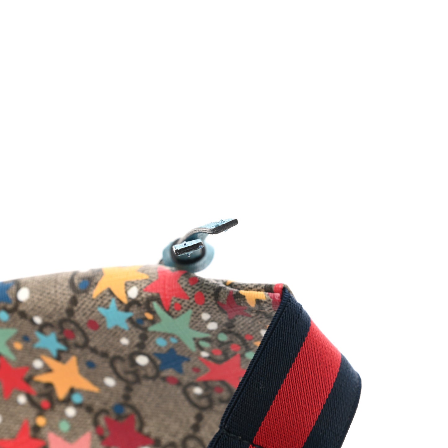 GG Supreme Monogram Web Childrens Star Print Belt Bag Multicolor