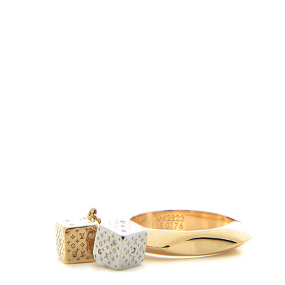 Louis Vuitton Luckygram Ring Gold 6 3 of 8