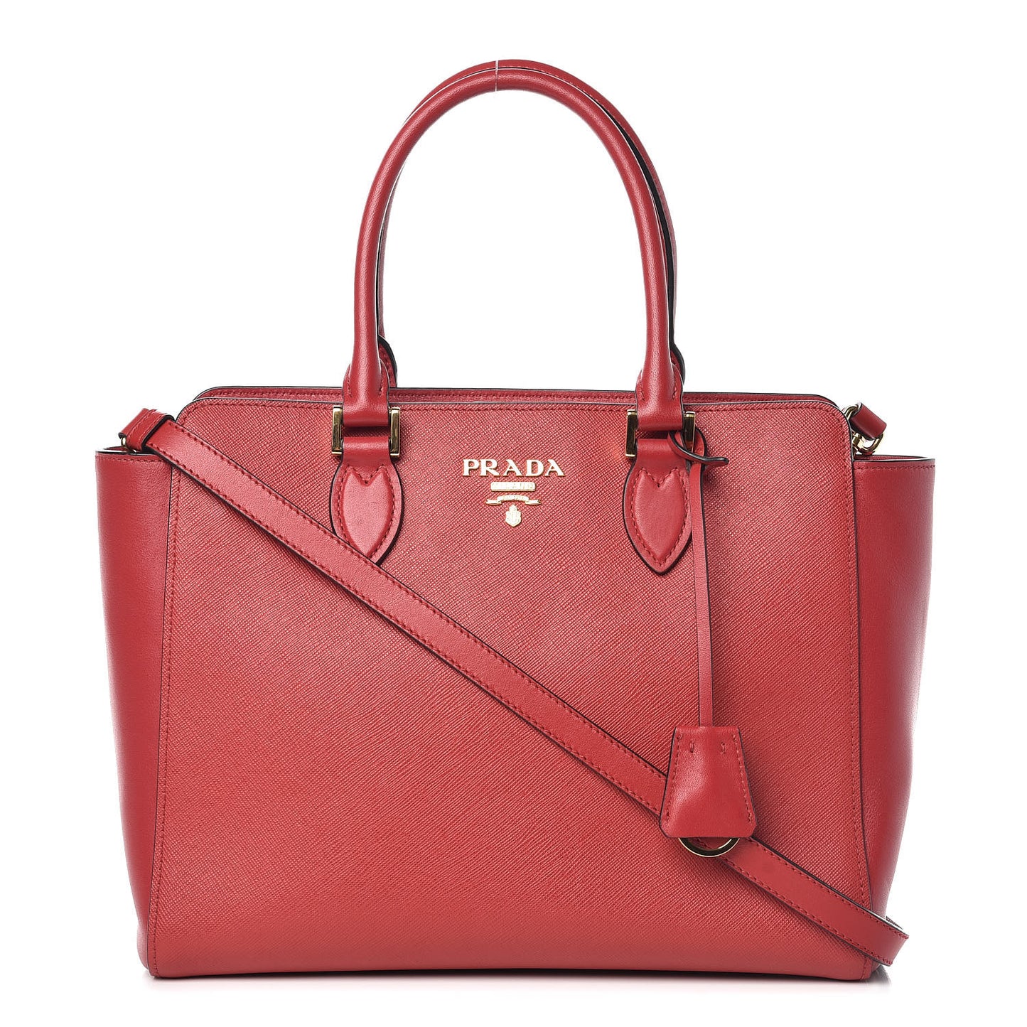 Saffiano Soft Calf Tote Fuoco