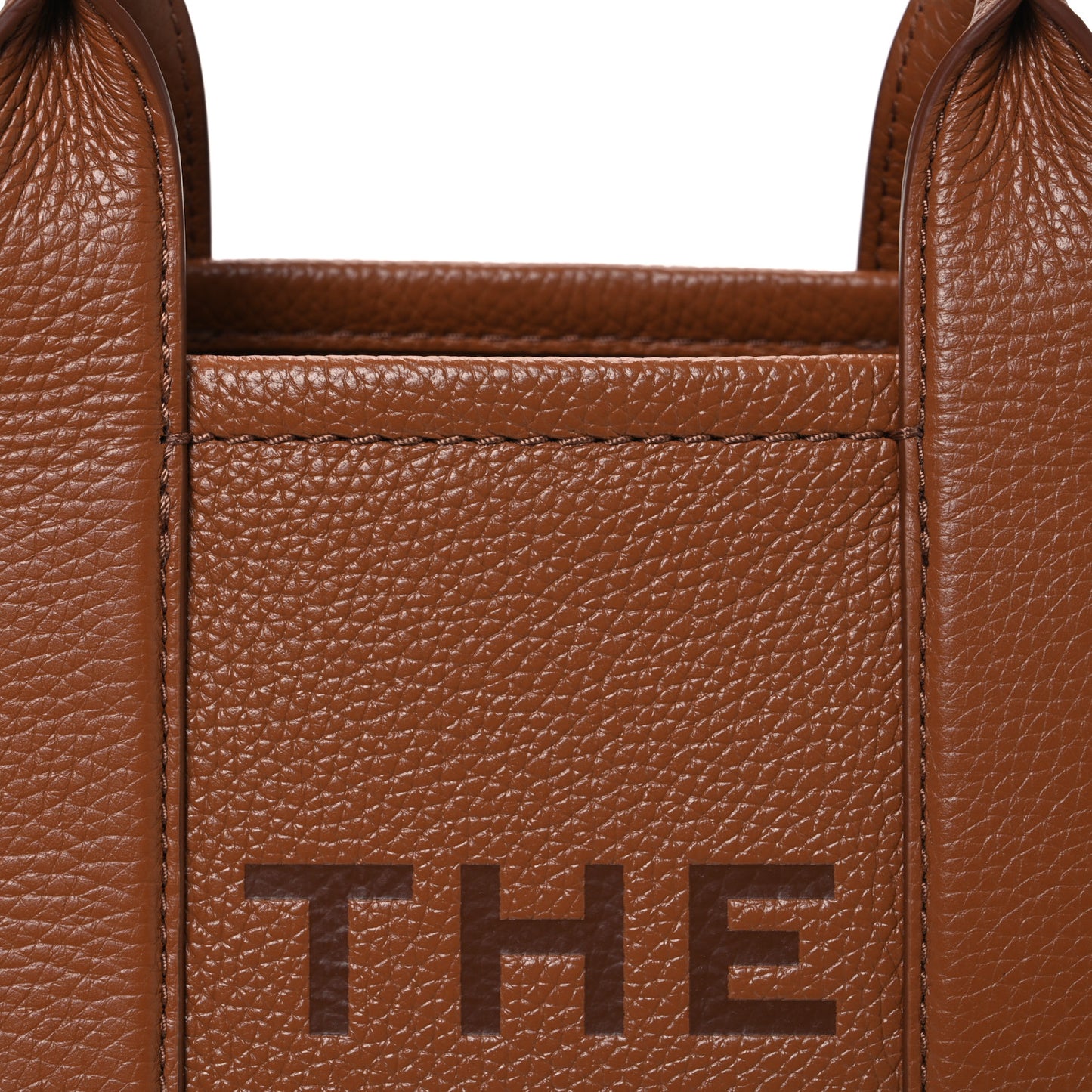 Grained Calfskin Small The Tote Bag Argan Oil
