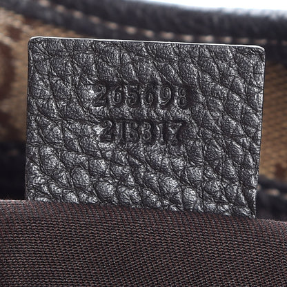 Gucci Crystal Monogram Dollar Calfskin Medium Joy Shoulder Bag Beige Ebony Testa Di Moro 7 of 9