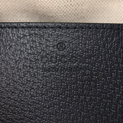 Gucci GG Supreme Monogram Textured Dollar Calfskin Web Mini Ophidia Top Handle Bag Beige Blue 6 of 10