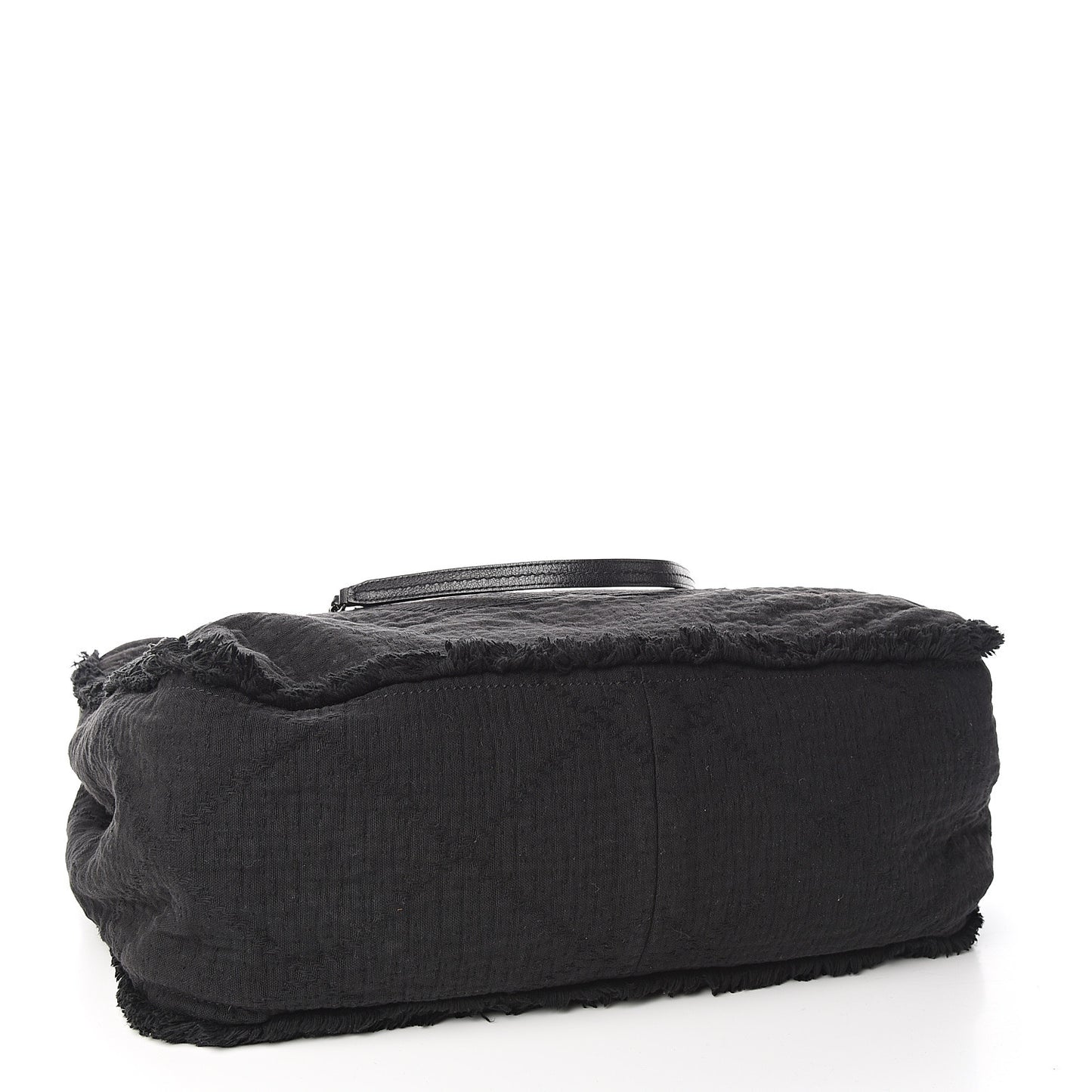 Canvas Extra Large Double Face Shopping Tote Black