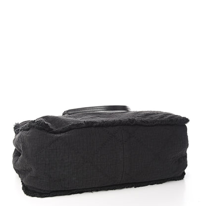 Chanel Canvas Extra Large Double Face Shopping Tote Black 3 of 9
