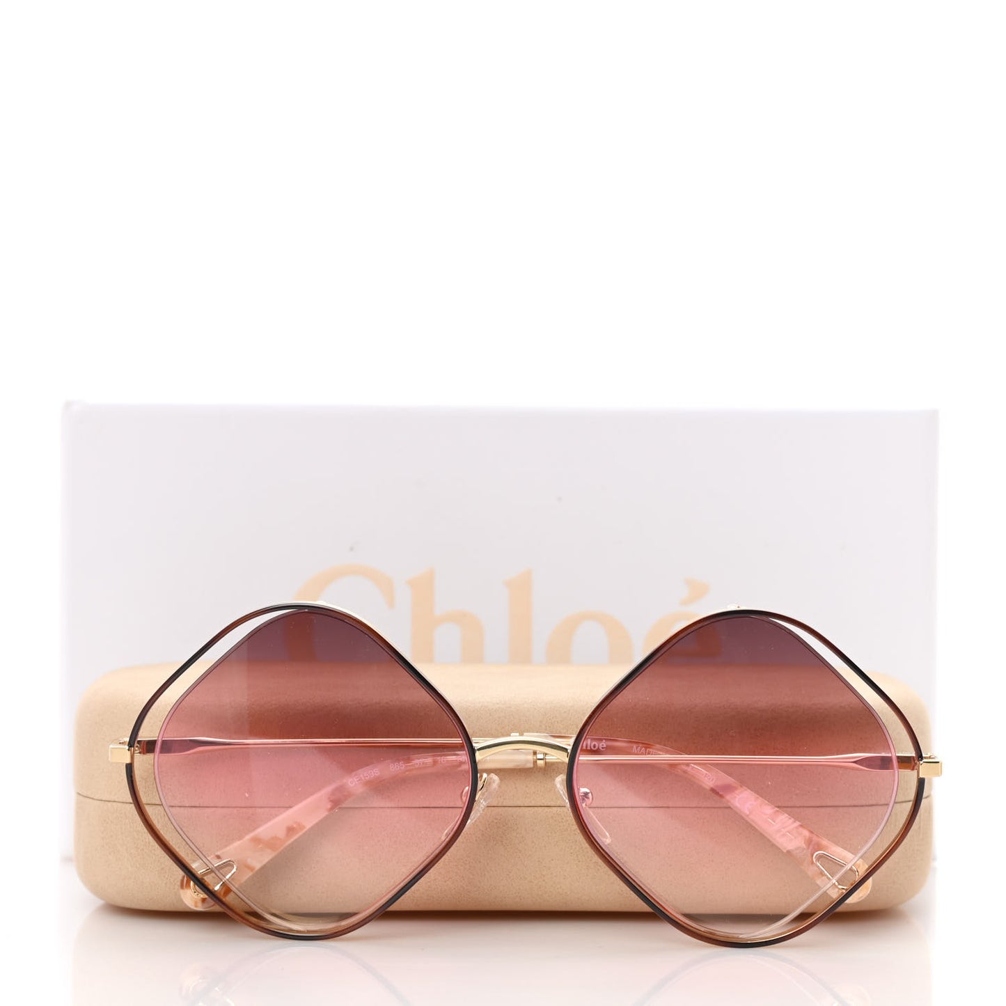 Metal Oversized Sunglasses CE159S Gold