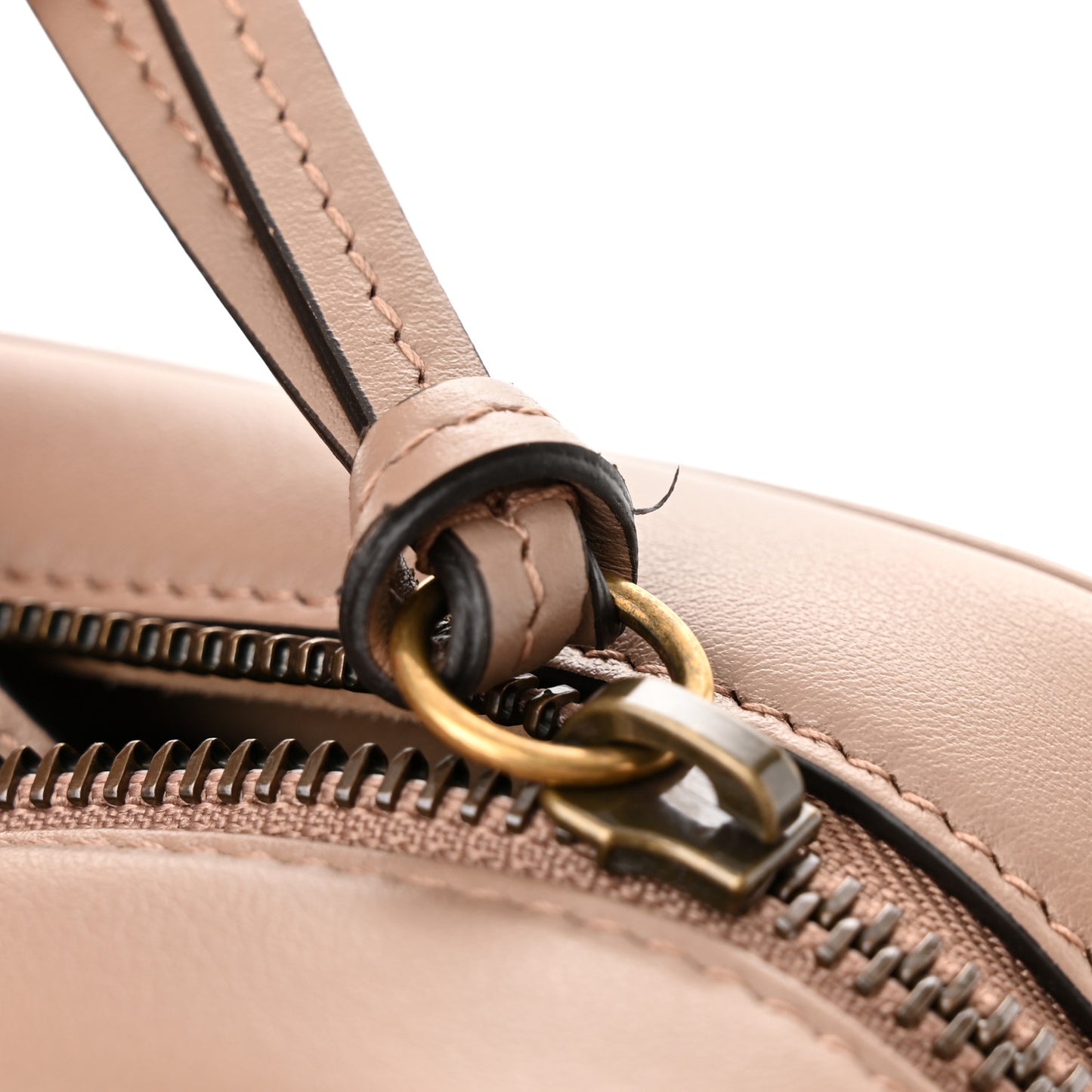 Calfskin Matelasse Mini GG Marmont Chain Shoulder Bag Porcelain Rose