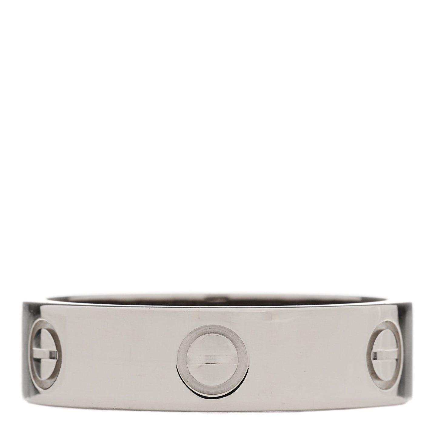 18K White Gold 5.5mm LOVE Ring 63 10.25