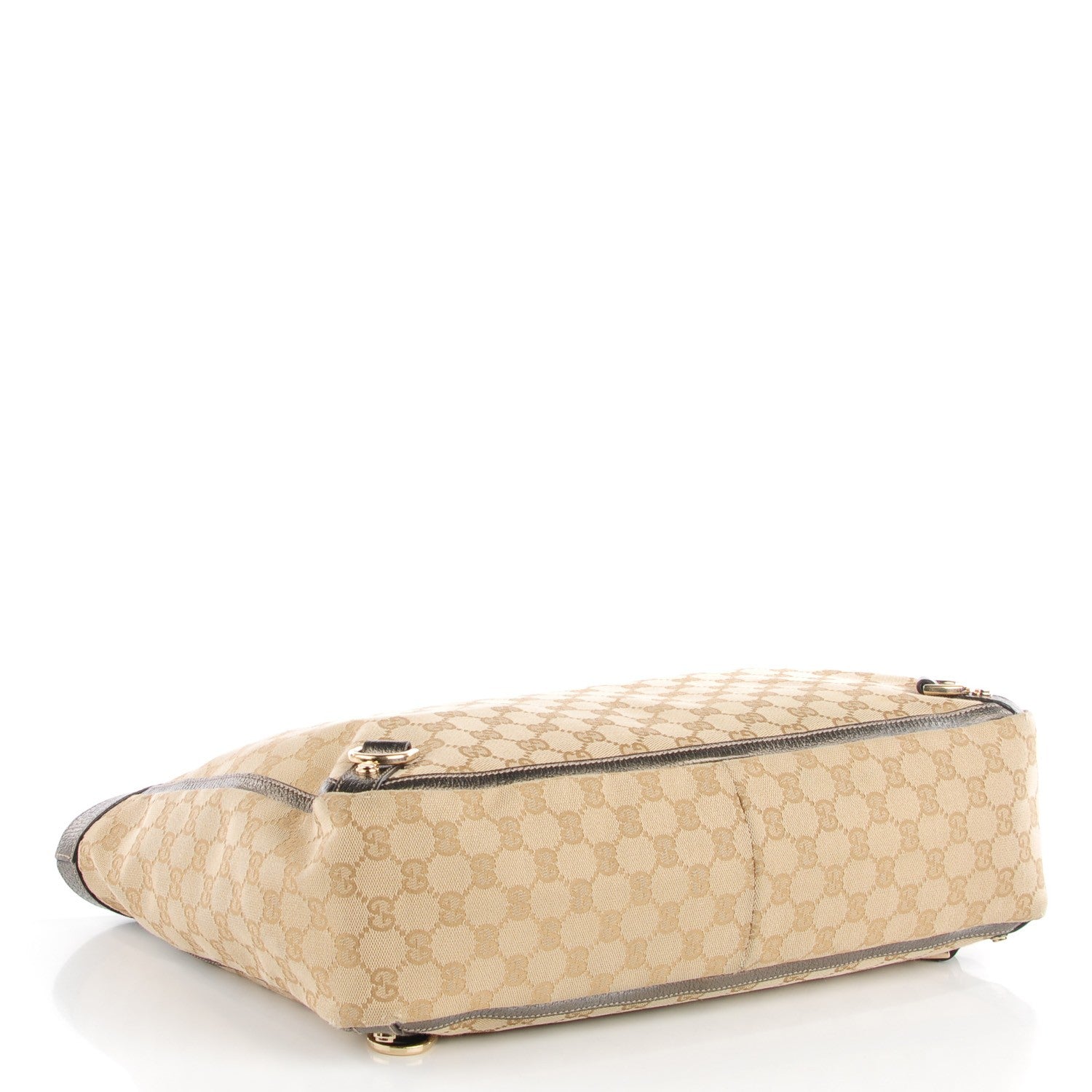 Gucci Monogram Large Abbey Tote Gunmetal 4 of 7