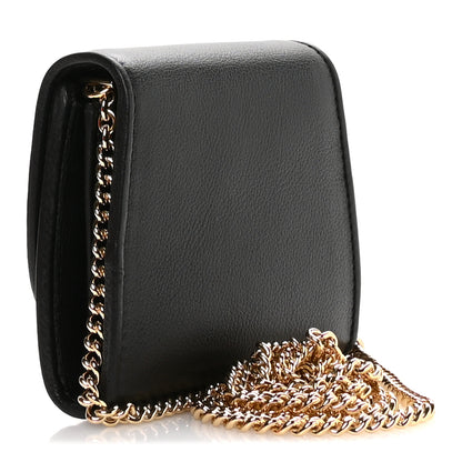 Gucci Roxy Calfskin Medium Blondie Chain Wallet Black 3 of 10
