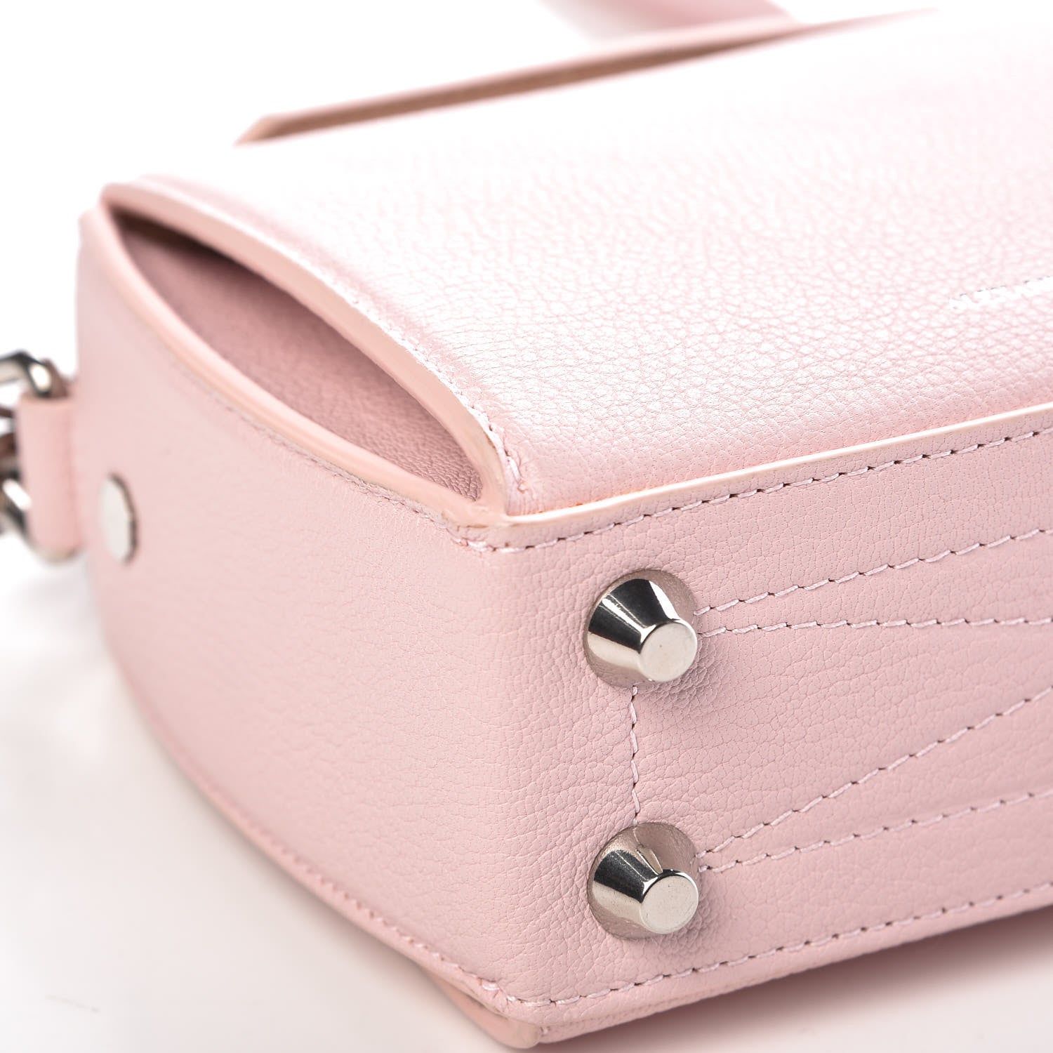 Alexander McQueen Calfskin Box Shoulder Bag 16 Baby Pink 9 of 13
