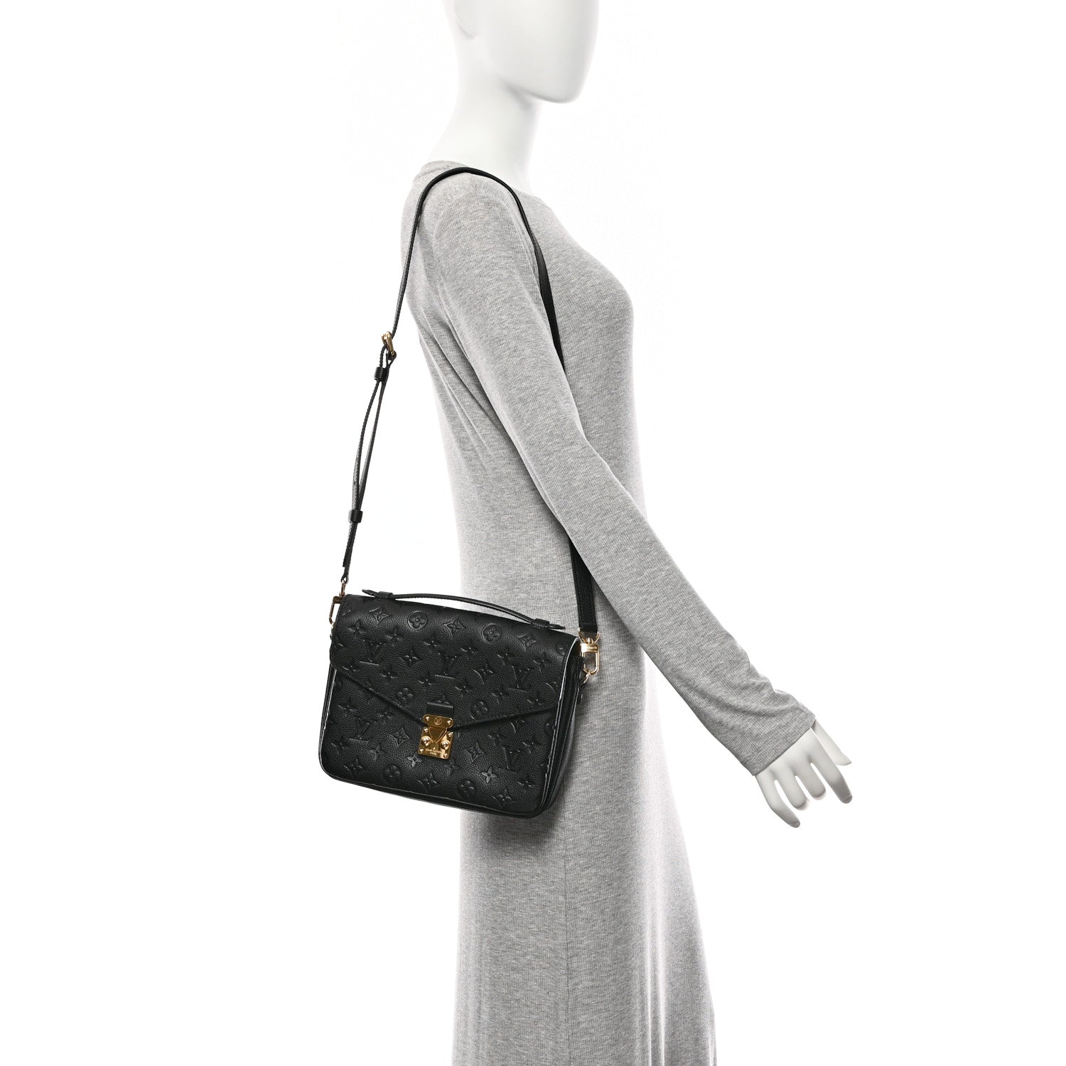 Louis Vuitton Empreinte Pochette Metis Black 2 of 9