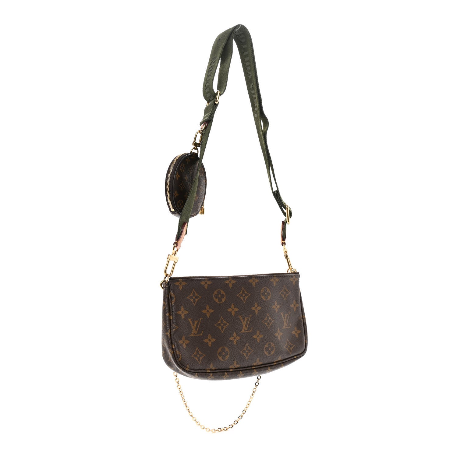 Louis Vuitton Monogram Multi Pochette Accessories Kaki 3 of 10