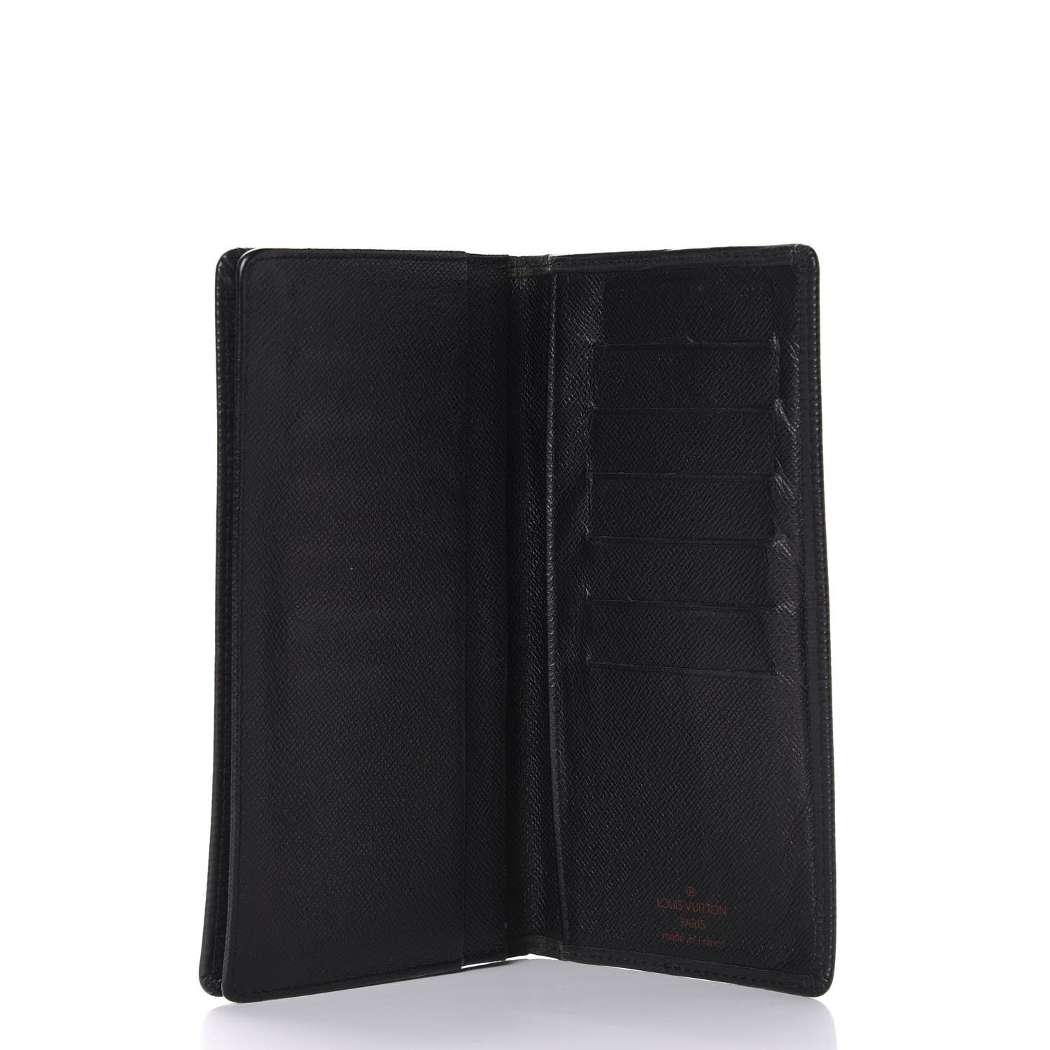 Louis Vuitton Epi Checkbook Organizer Wallet Black 5 of 8