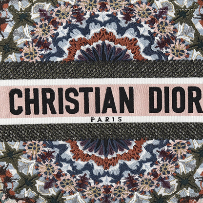 Christian Dior Canvas KaleiDioroscopic Embroidered Medium Book Tote Multicolor 9 of 9