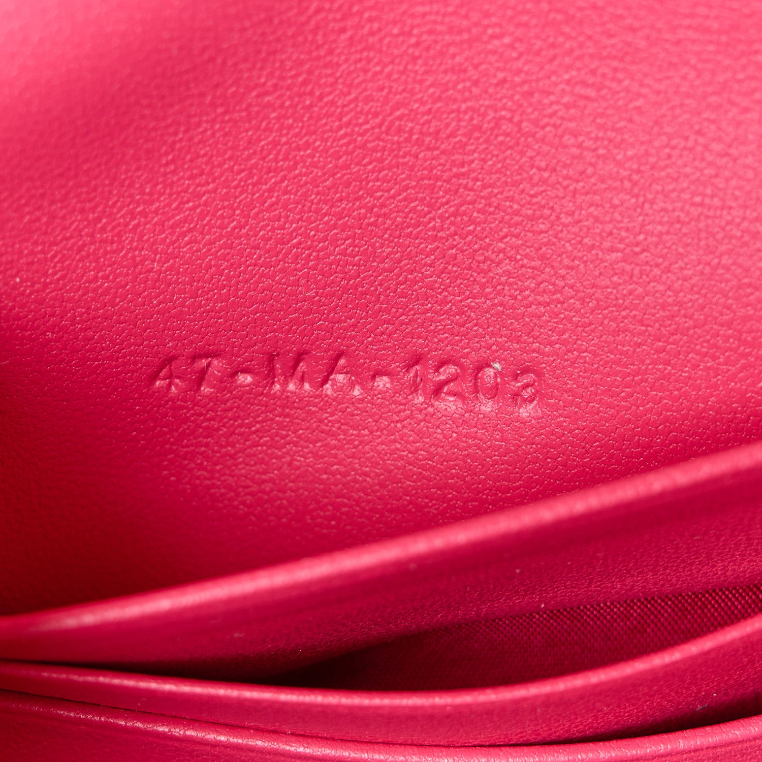 Christian Dior Lambskin Cannage Mini My Dior Top Handle Clutch Dark Pink 7 of 10