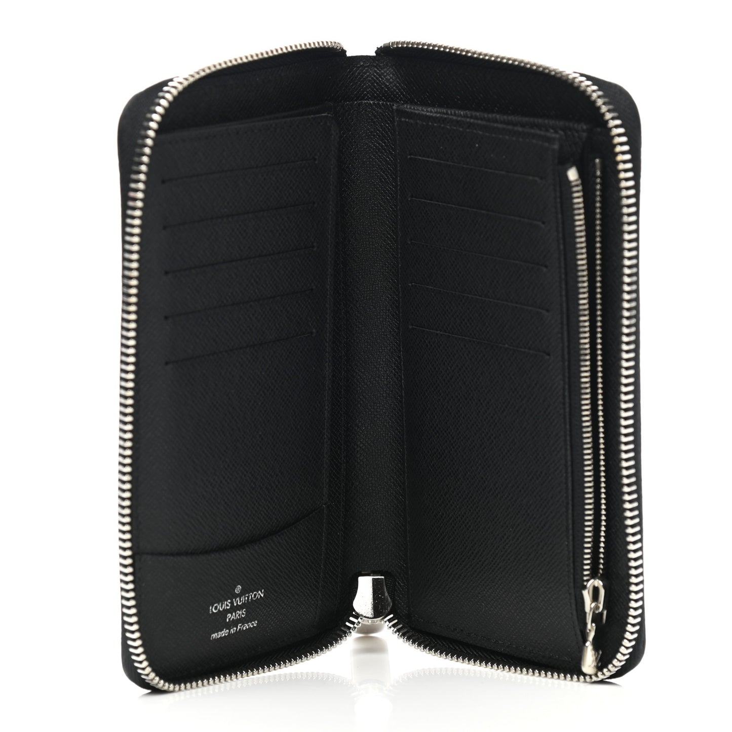 Epi Zippy Compact Wallet Black