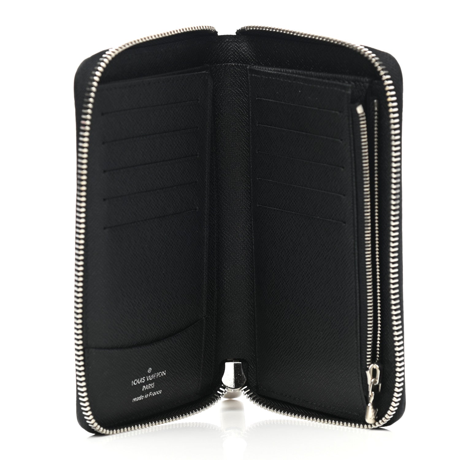 Louis Vuitton Epi Zippy Compact Wallet Black 5 of 7