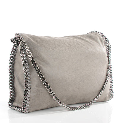 Stella McCartney Shaggy Deer Falabella Fold Over Tote Grey 3 of 8