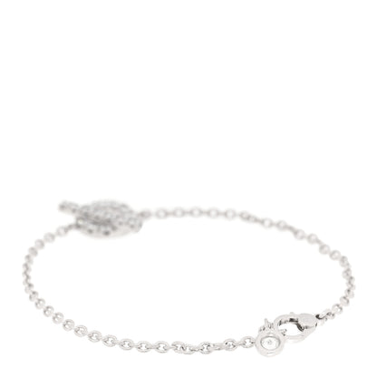 Hermes 18K White Gold Diamond Finesse Bracelet SH 2 of 4