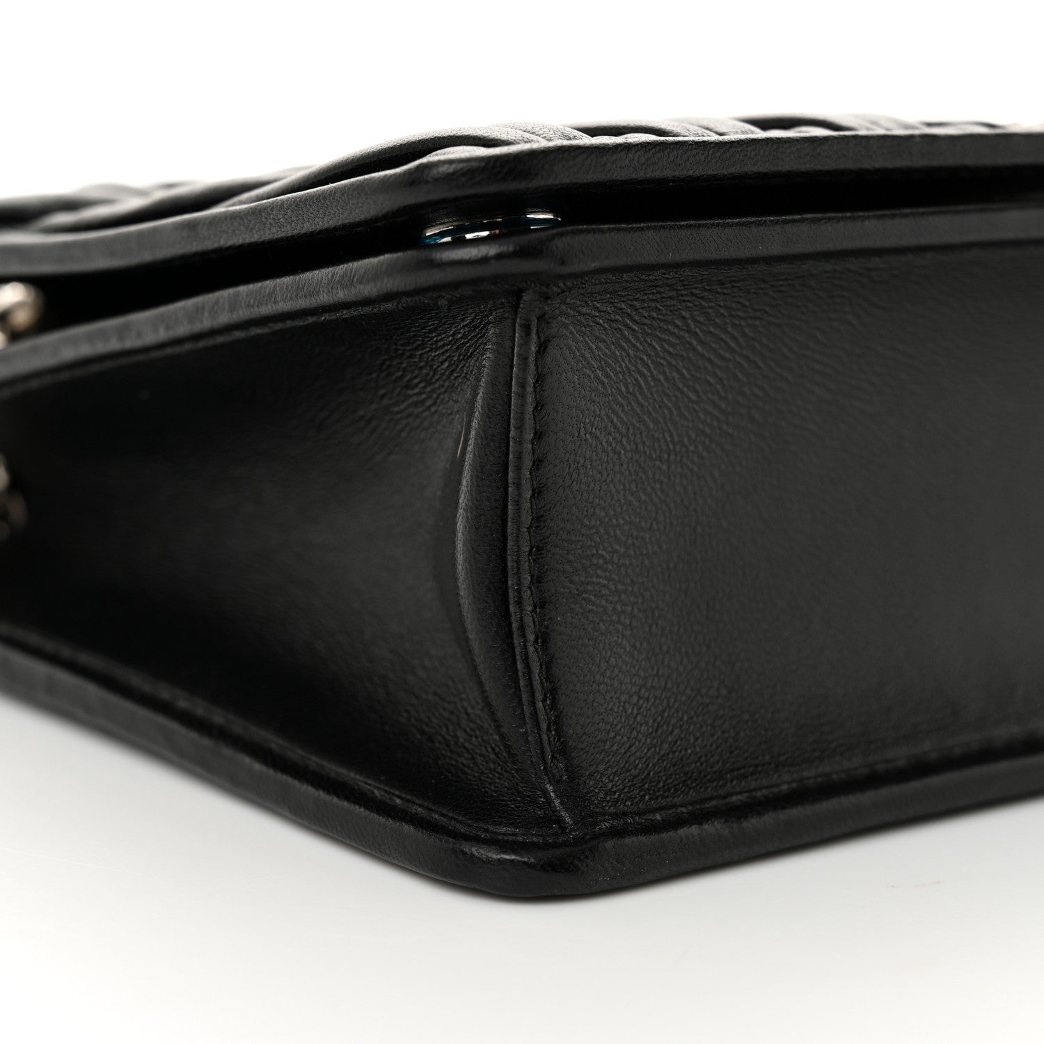 Miu Miu Nappa Matelasse Crystal Mini Chain Bag Black 9 of 11