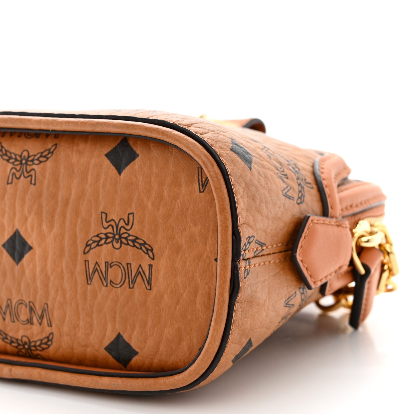 Visetos Mini Anna Crossbody Bag Cognac