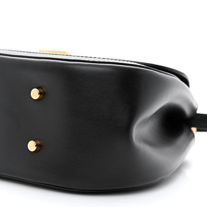 Versace Calfskin Greca Goddess Top Handle Shoulder Bag Black 9 of 9