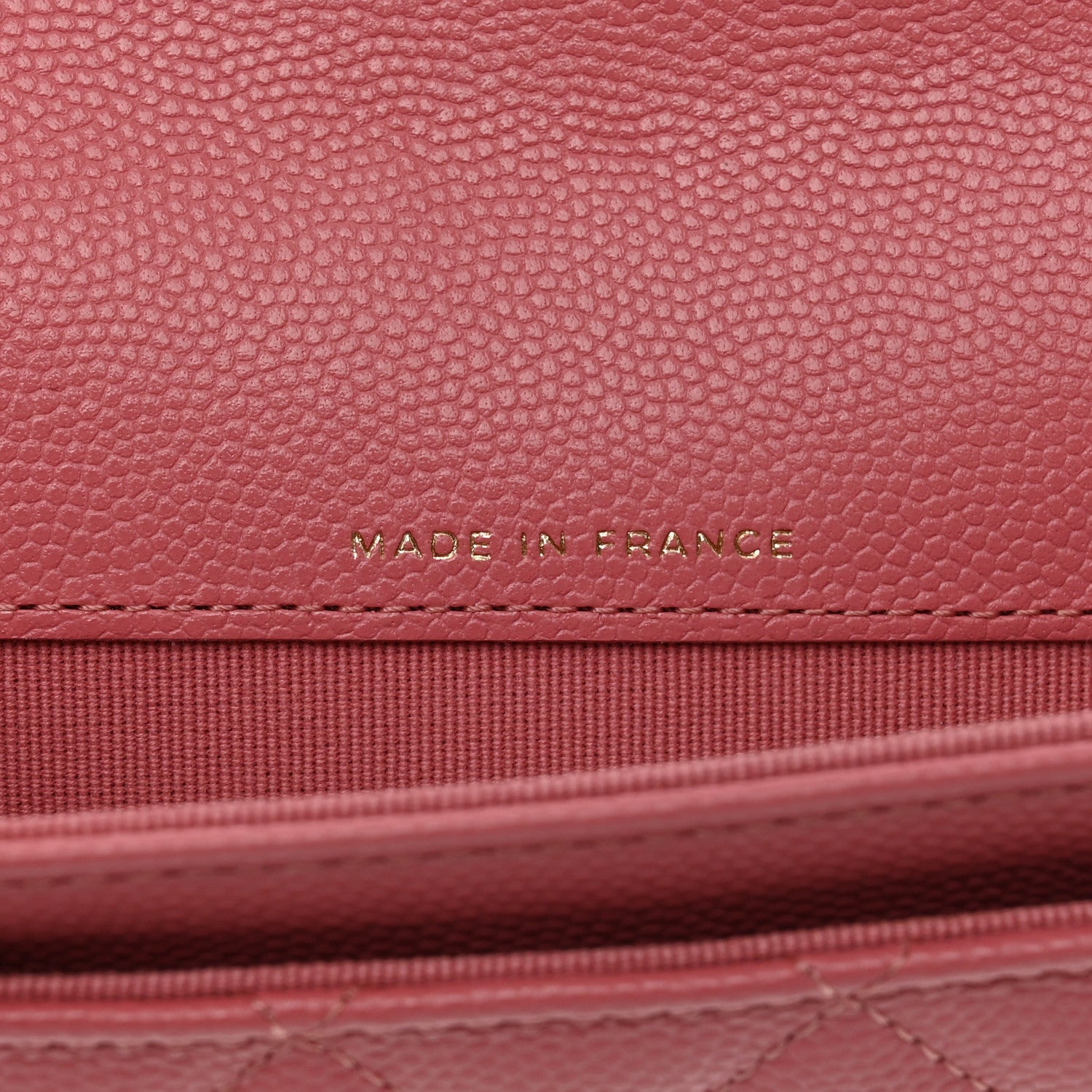 Chanel Caviar Quilted Flap Card Holder Wallet Pink 9 of 11