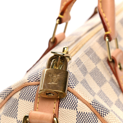 Louis Vuitton Damier Azur Speedy Bandouliere 30 5 of 6