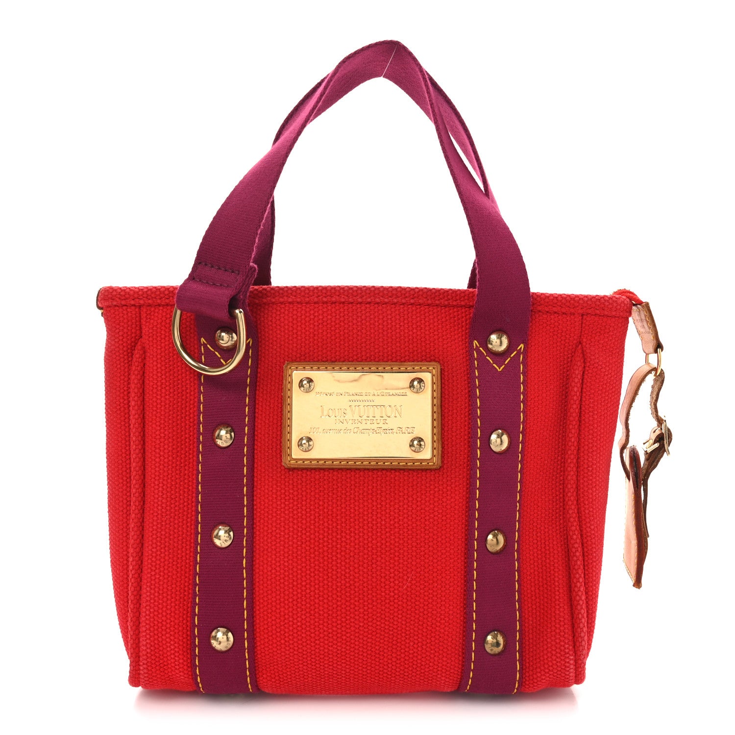 Louis Vuitton Antigua Cabas PM Red 1 of 9